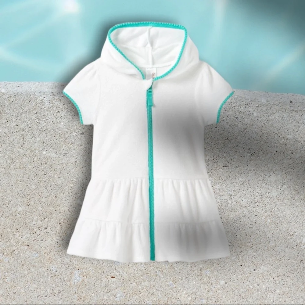 Cat & Jack Infant Girls Hooded Terry Cover Up